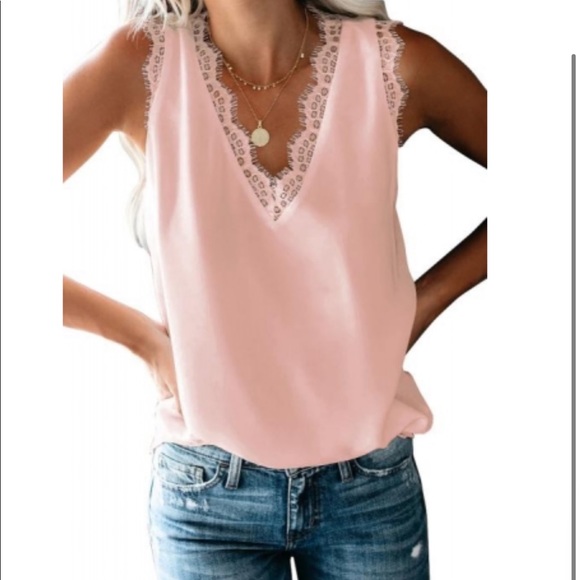 Tops - Lace Sleeveless Top